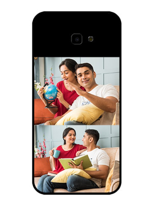 Custom Samsung Galaxy J4 Plus Custom Glass Phone Case - 2 Images Design