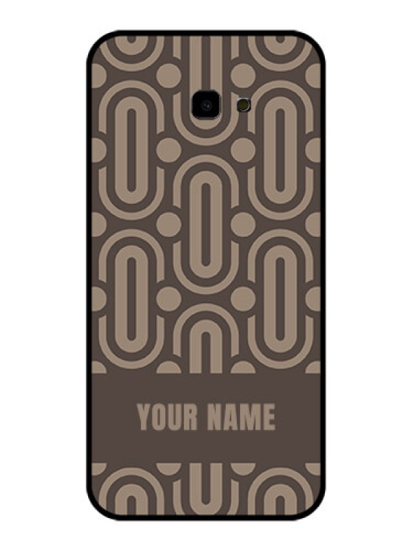 Custom Samsung Galaxy J4 Plus Custom Glass Phone Case - Captivating Zero Pattern Design