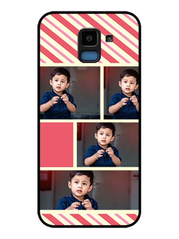 Custom Samsung Galaxy J6 Custom Glass Phone Case - Picture Upload Mobile Case Design