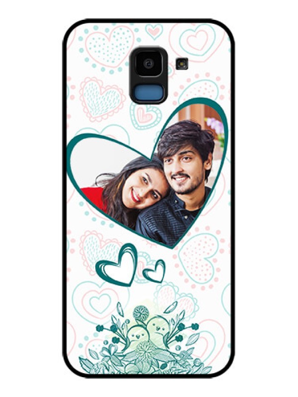 Custom Samsung Galaxy J6 Custom Glass Phone Case - Premium Couple Design