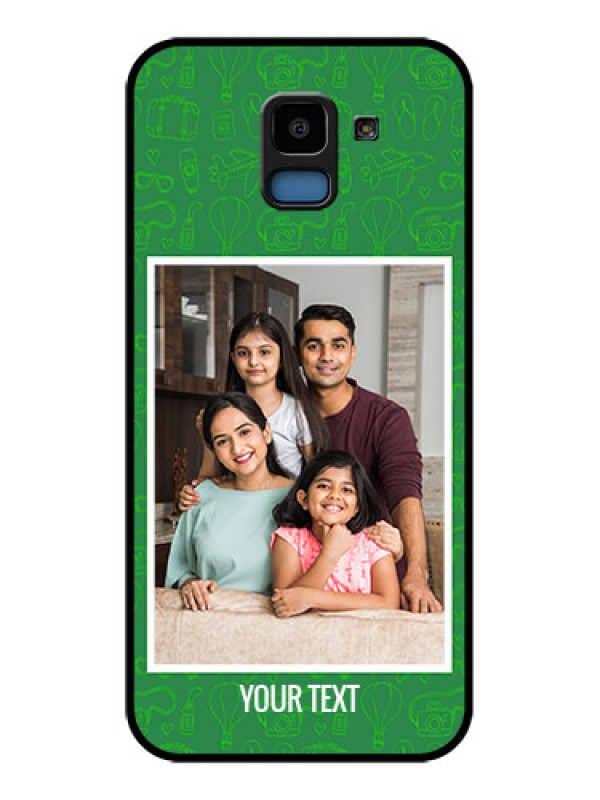 Custom Samsung Galaxy J6 Custom Glass Phone Case - Picture Upload Design