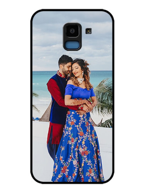 Custom Samsung Galaxy J6 Custom Glass Phone Case - Upload Full Picture Design