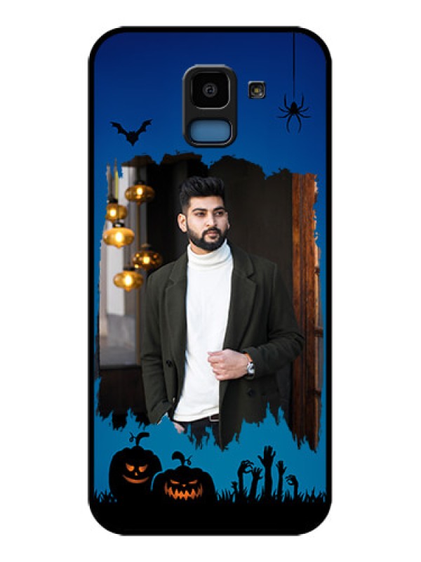 Custom Samsung Galaxy J6 Custom Glass Phone Case - With Pro Halloween Design