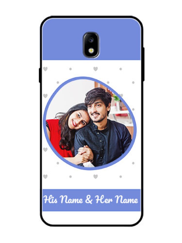 Custom Galaxy J7 Pro Photo Printing on Glass Case  - Premium Case Design