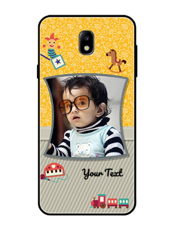 Custom Galaxy J7 Pro Personalized Glass Phone Case  - Baby Picture Upload Design