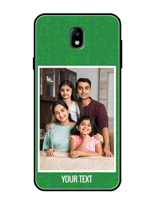 Custom Galaxy J7 Pro Personalized Glass Phone Case  - Picture Upload Design