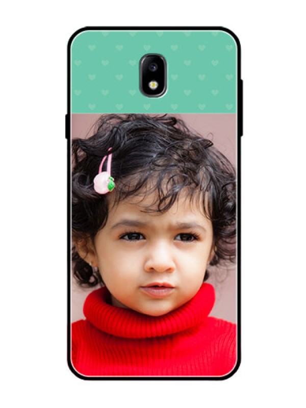 Custom Galaxy J7 Pro Custom Glass Phone Case  - Lovers Picture Design