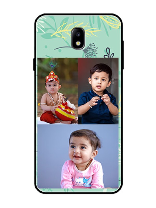 Custom Galaxy J7 Pro Photo Printing on Glass Case  - Forever Family Design 