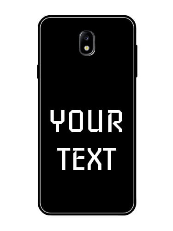 Custom Galaxy J7 Pro Your Name on Glass Phone Case