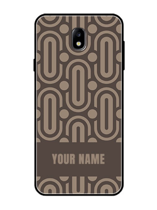 Custom Galaxy J7 Pro Custom Glass Phone Case - Captivating Zero Pattern Design