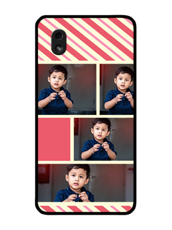 Custom Galaxy M01 Core Personalized Glass Phone Case - Picture Upload Mobile Case Design