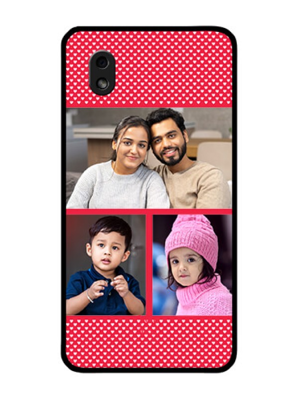 Custom Galaxy M01 Core Personalized Glass Phone Case - Bulk Pic Upload Design