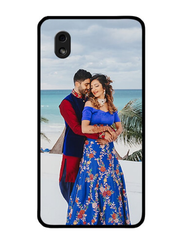 Custom Galaxy M01 Core Photo Printing on Glass Case - Upload Full Picture Design