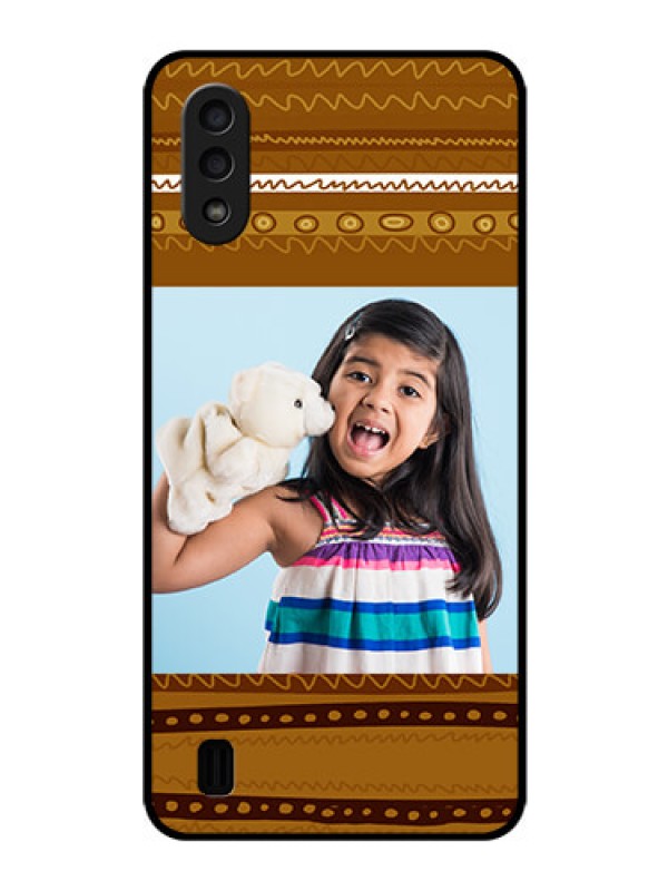 Custom Galaxy M01 Custom Glass Phone Case - Friends Picture Upload Design