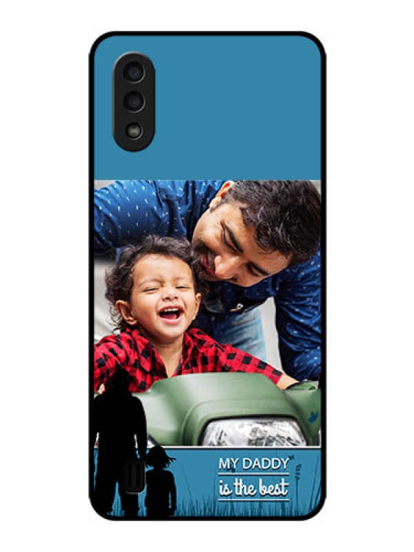 Custom Galaxy M01 Custom Glass Mobile Case - Best dad design