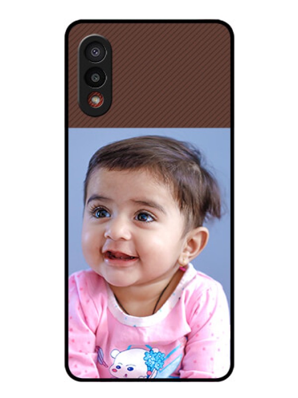 Custom Galaxy M02 Custom Glass Mobile Case - Elegant Case Design