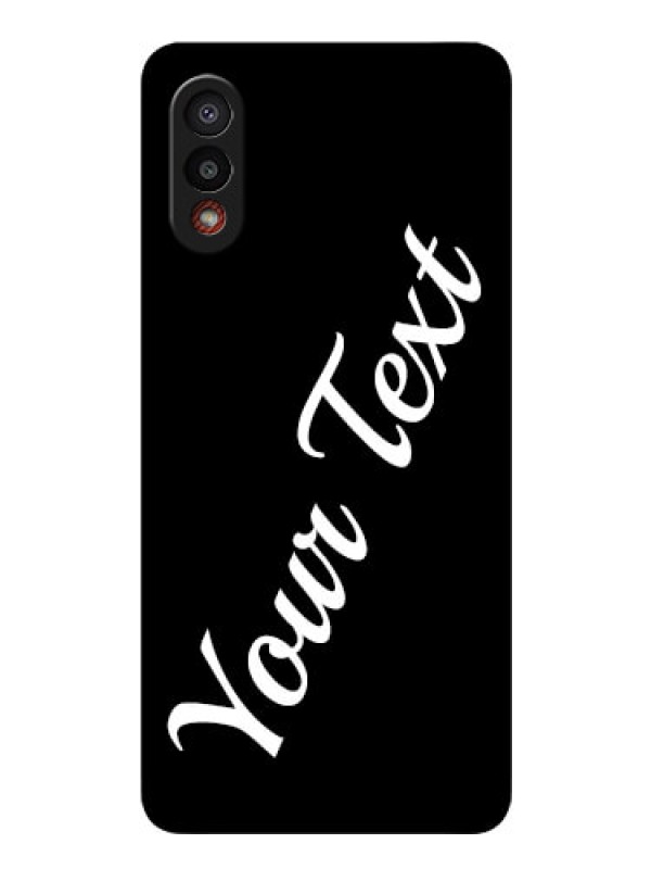 Custom Galaxy M02 Custom Glass Mobile Cover with Your Name