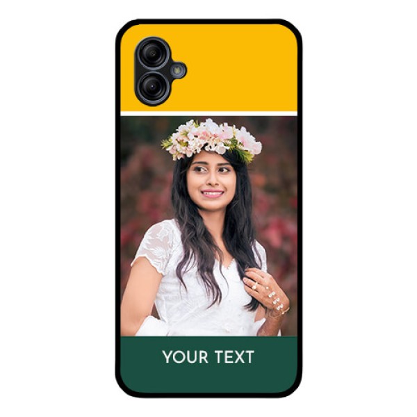 Galaxy M04 Photo Printing on Glass Case - Love You Design
