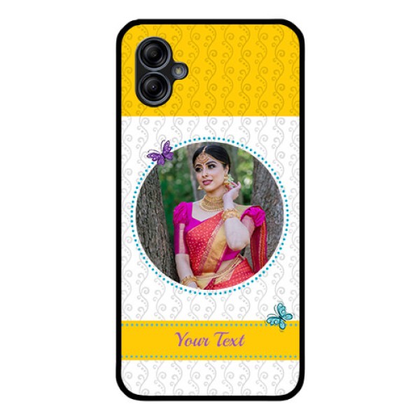 Galaxy M04 Custom Glass Mobile Case - Girls Premium Case Design