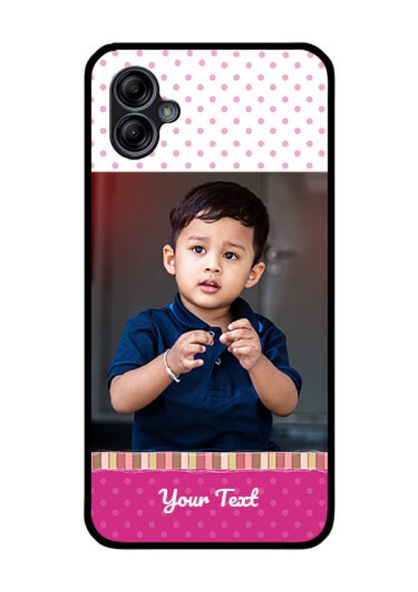 Galaxy M04 Photo Printing on Glass Case - Cute Girls Cover Design