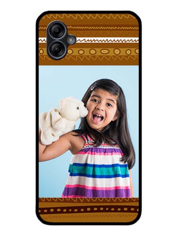 Custom Galaxy M04 Custom Glass Phone Case - Friends Picture Upload Design