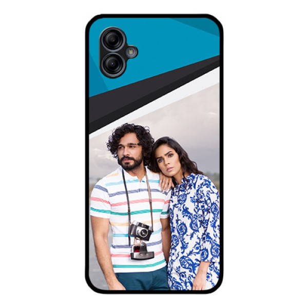Galaxy M04 Photo Printing on Glass Case - Simple Pattern Photo Upload Design Galaxy M04 Photo Printing on Glass Case - Simple Pattern Photo Upload Design