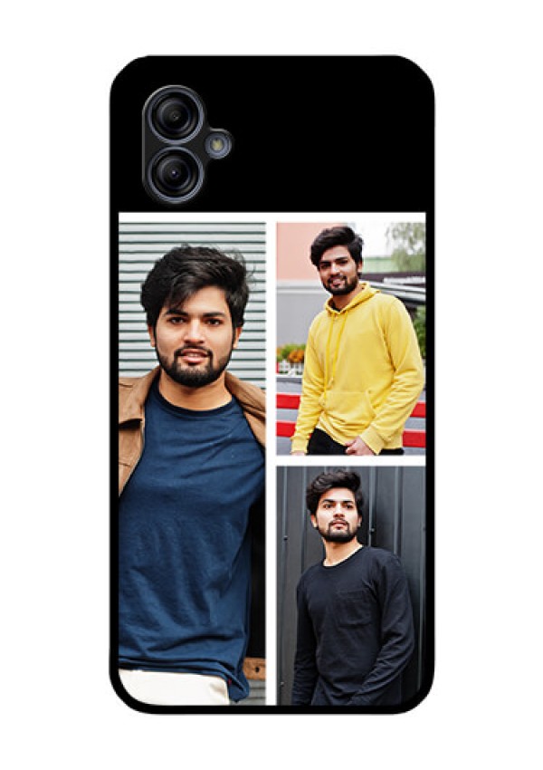 Galaxy M04 Photo Printing on Glass Case - Upload Multiple Picture Design