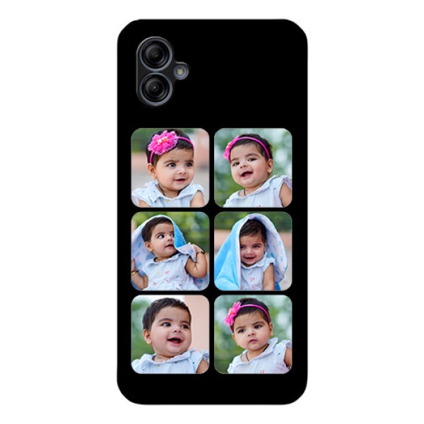 Galaxy M04 Photo Printing on Glass Case - Multiple Pictures Design