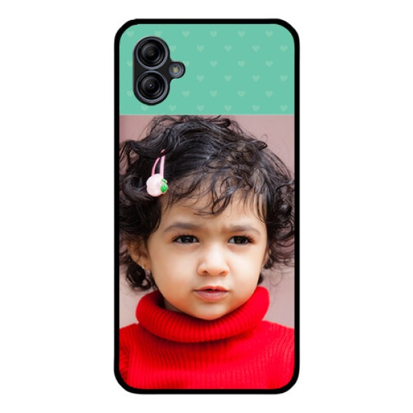 Galaxy M04 Custom Glass Phone Case - Lovers Picture Design