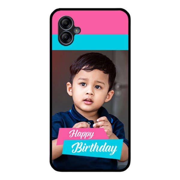Galaxy M04 Personalized Glass Phone Case - Image Holder with 2 Color Design Galaxy M04 Personalized Glass Phone Case - Image Holder with 2 Color Design