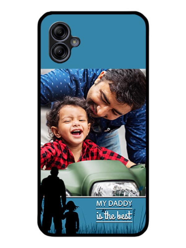 Custom Galaxy M04 Custom Glass Mobile Case - Best dad design