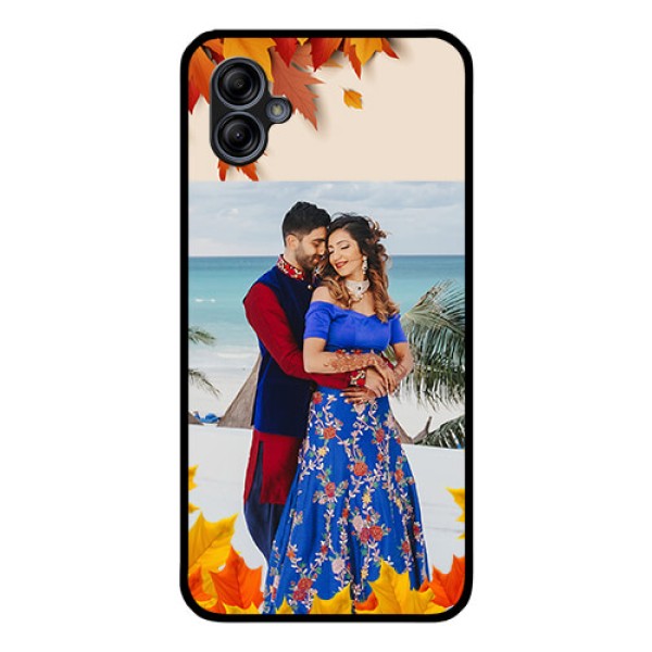 Galaxy M04 Photo Printing on Glass Case - Autumn Maple Leaves Design Galaxy M04 Photo Printing on Glass Case - Autumn Maple Leaves Design