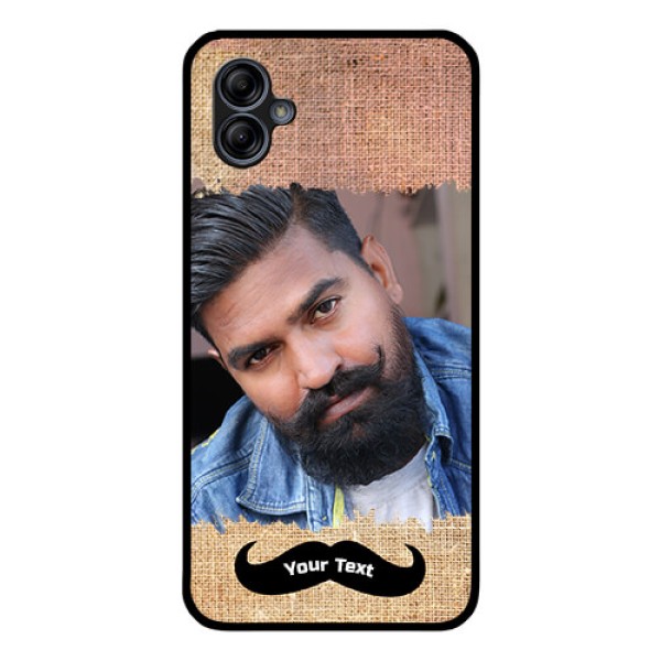 Galaxy M04 Personalized Glass Phone Case - with Texture Design