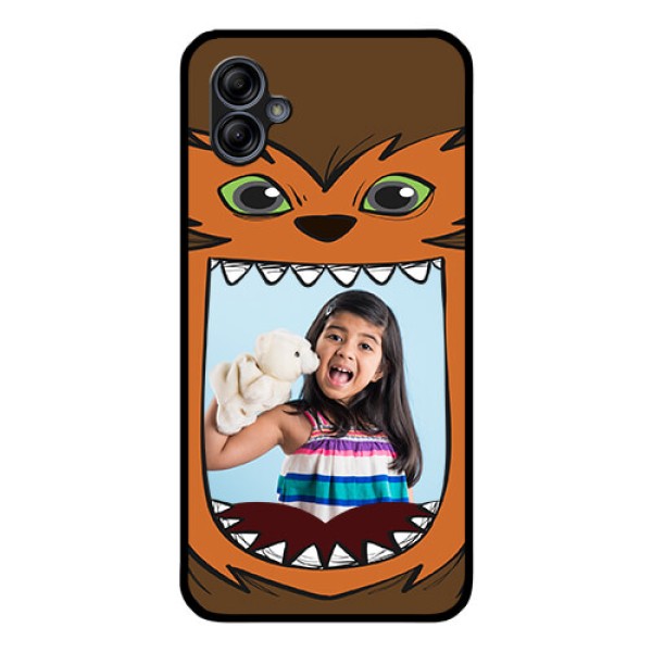 Galaxy M04 Photo Printing on Glass Case - Owl Monster Back Case Design Galaxy M04 Photo Printing on Glass Case - Owl Monster Back Case Design