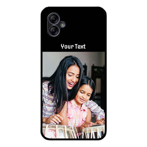 Galaxy M04 Photo with Name on Glass Phone Case