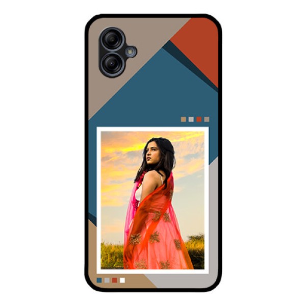 Galaxy M04 Personalized Glass Phone Case - Retro color pallet Design Galaxy M04 Personalized Glass Phone Case - Retro color pallet Design