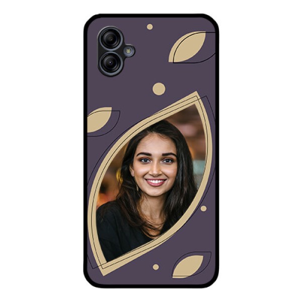 Galaxy M04 Custom Glass Mobile Case - Falling Leaf Design