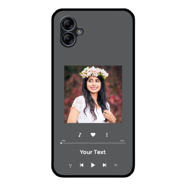 Galaxy M04 Custom Glass Mobile Case - Play The Music Design