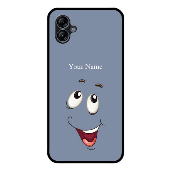 Galaxy M04 Photo Printing on Glass Case - Laughing Cartoon Face Design Galaxy M04 Photo Printing on Glass Case - Laughing Cartoon Face Design