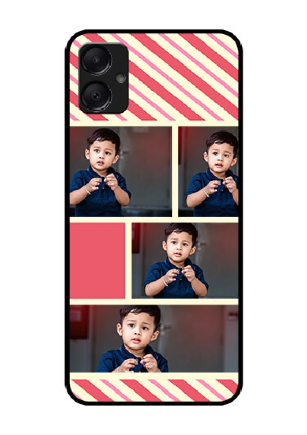 Galaxy M05 Custom Glass Phone Case - Picture Upload Mobile Case Design