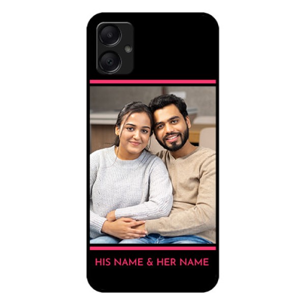 Galaxy M05 Custom Glass Phone Case - With Add Text Design