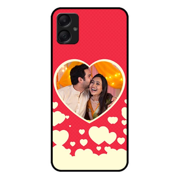 Galaxy M05 Custom Glass Phone Case - Love Symbols Phone Cover Design