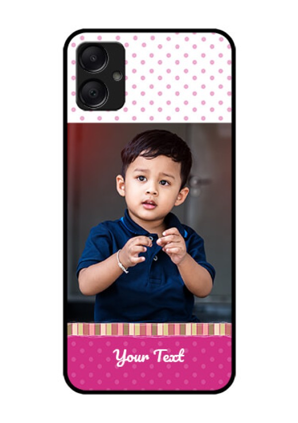 Galaxy M05 Custom Glass Phone Case - Cute Girls Cover Design