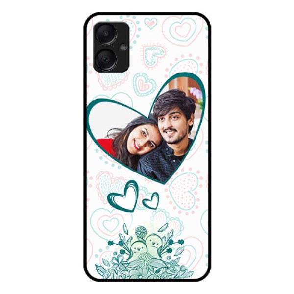 Galaxy M05 Custom Glass Phone Case - Premium Couple Design Galaxy M05 Custom Glass Phone Case - Premium Couple Design