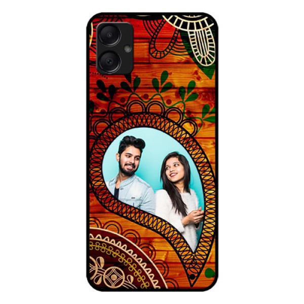 Galaxy M05 Custom Glass Phone Case - Abstract Colorful Design