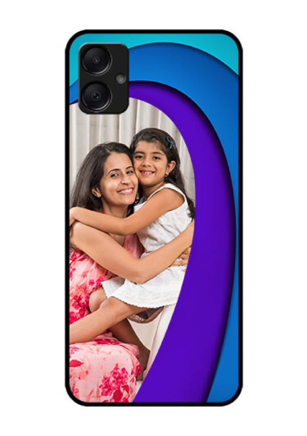 Galaxy M05 Custom Glass Phone Case - Simple Pattern Design