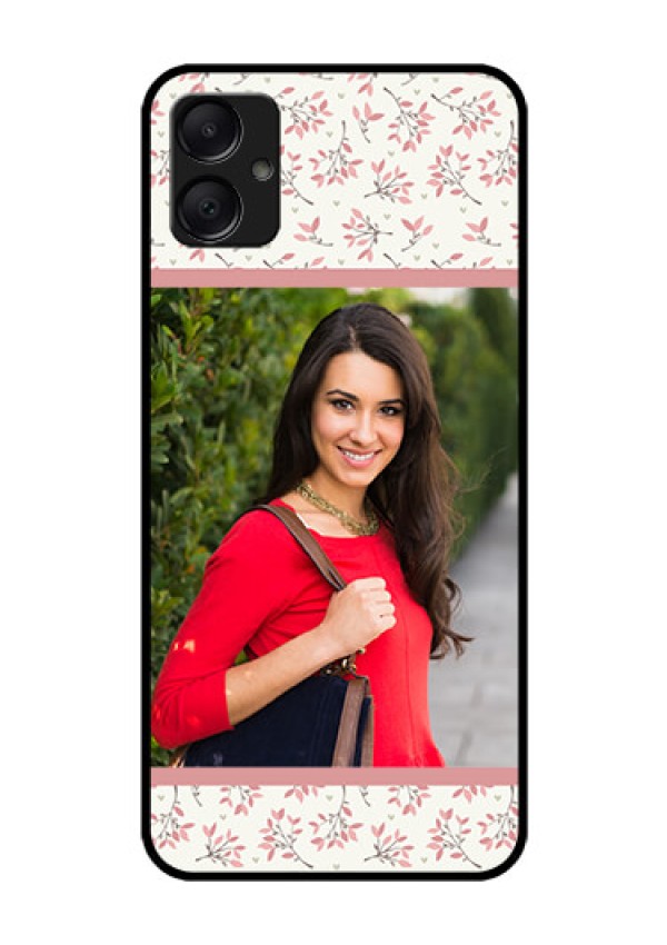 Galaxy M05 Custom Glass Phone Case - Stunning Floral Design