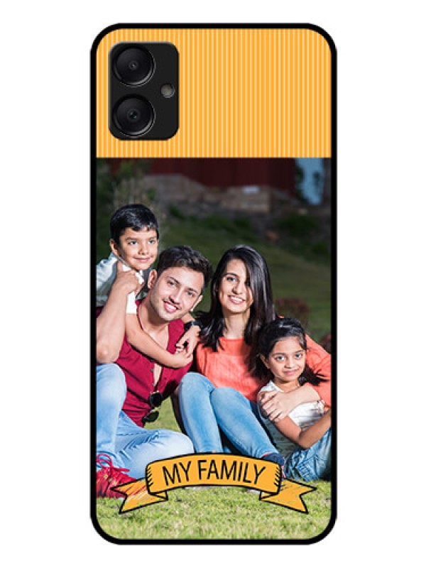 Custom Galaxy M05 Custom Glass Phone Case - My Family Design