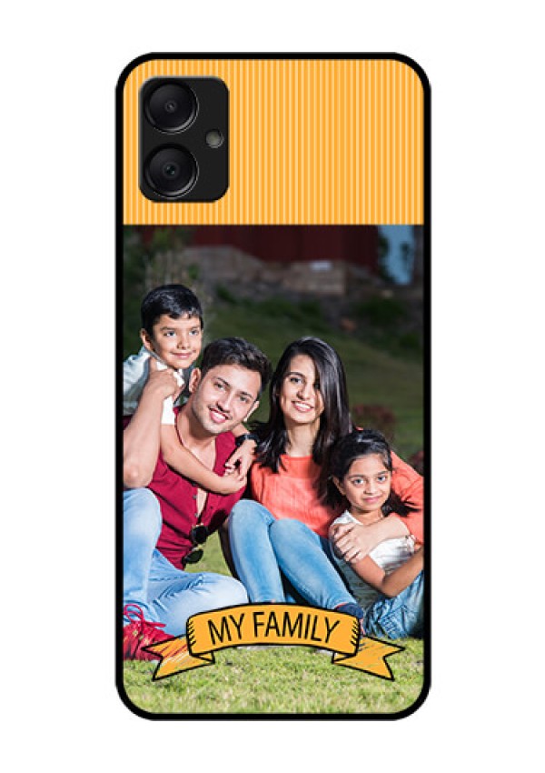 Galaxy M05 Custom Glass Phone Case - My Family Design