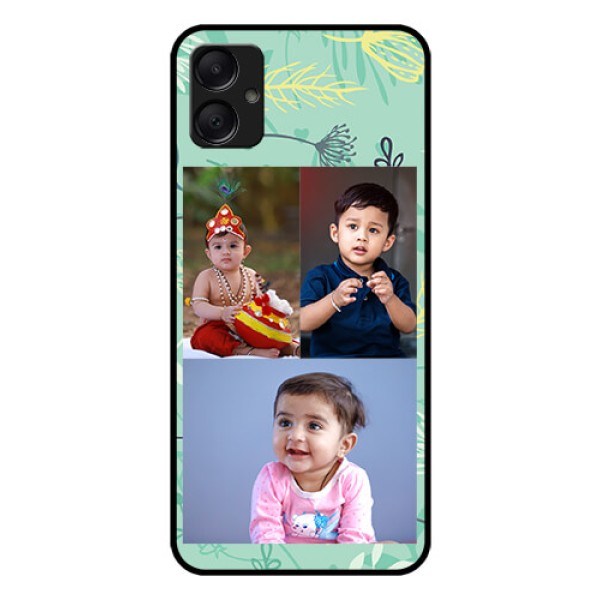 Galaxy M05 Custom Glass Phone Case - Forever Family Design
